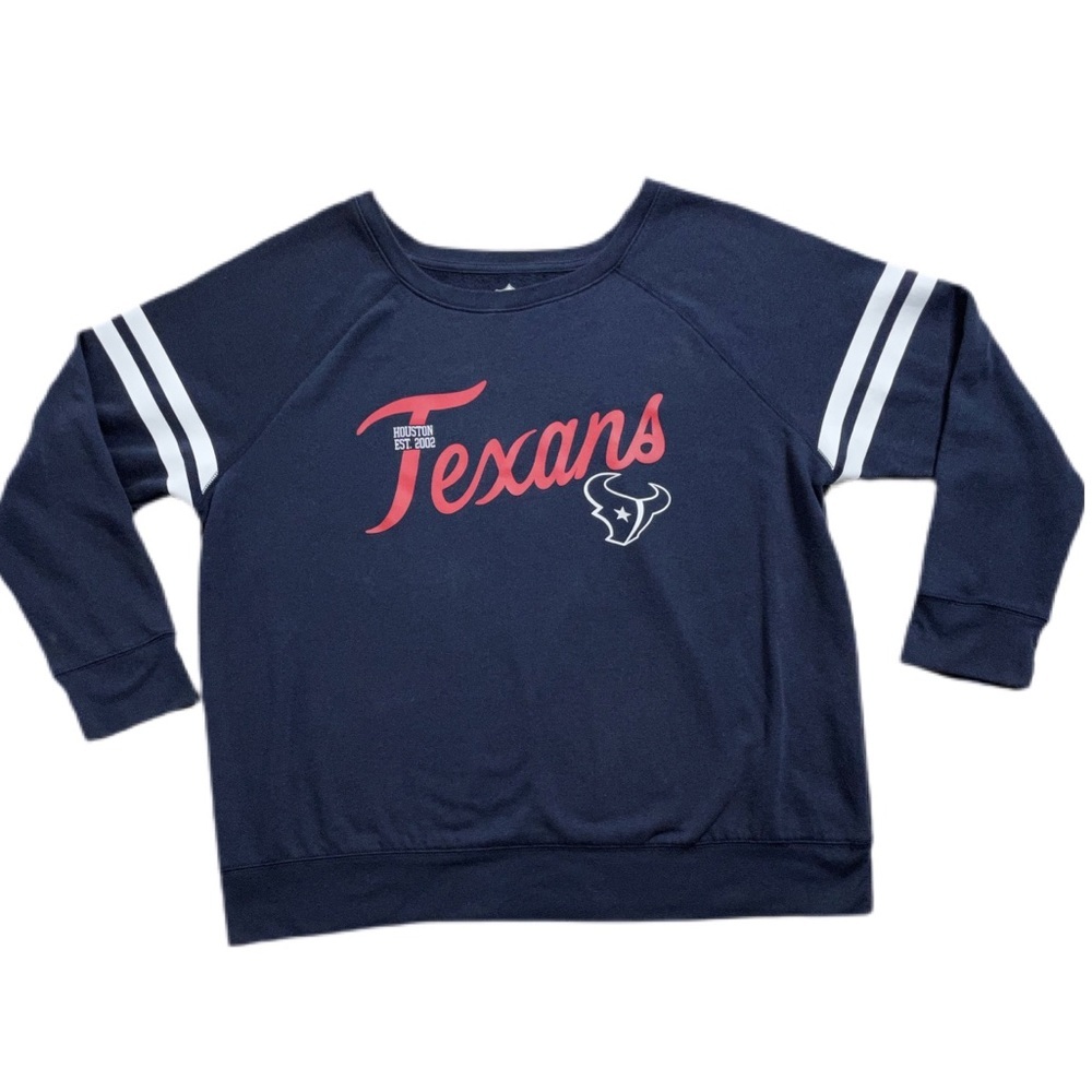 NFL Texans Team Apparel Women Navy Sweatshirt XXL